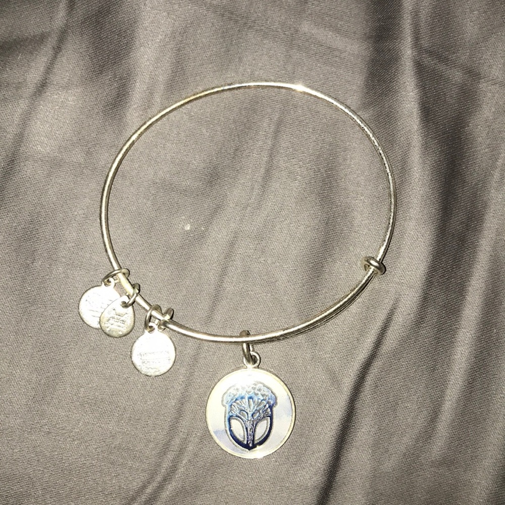 Silver Alex and Ani bracelet